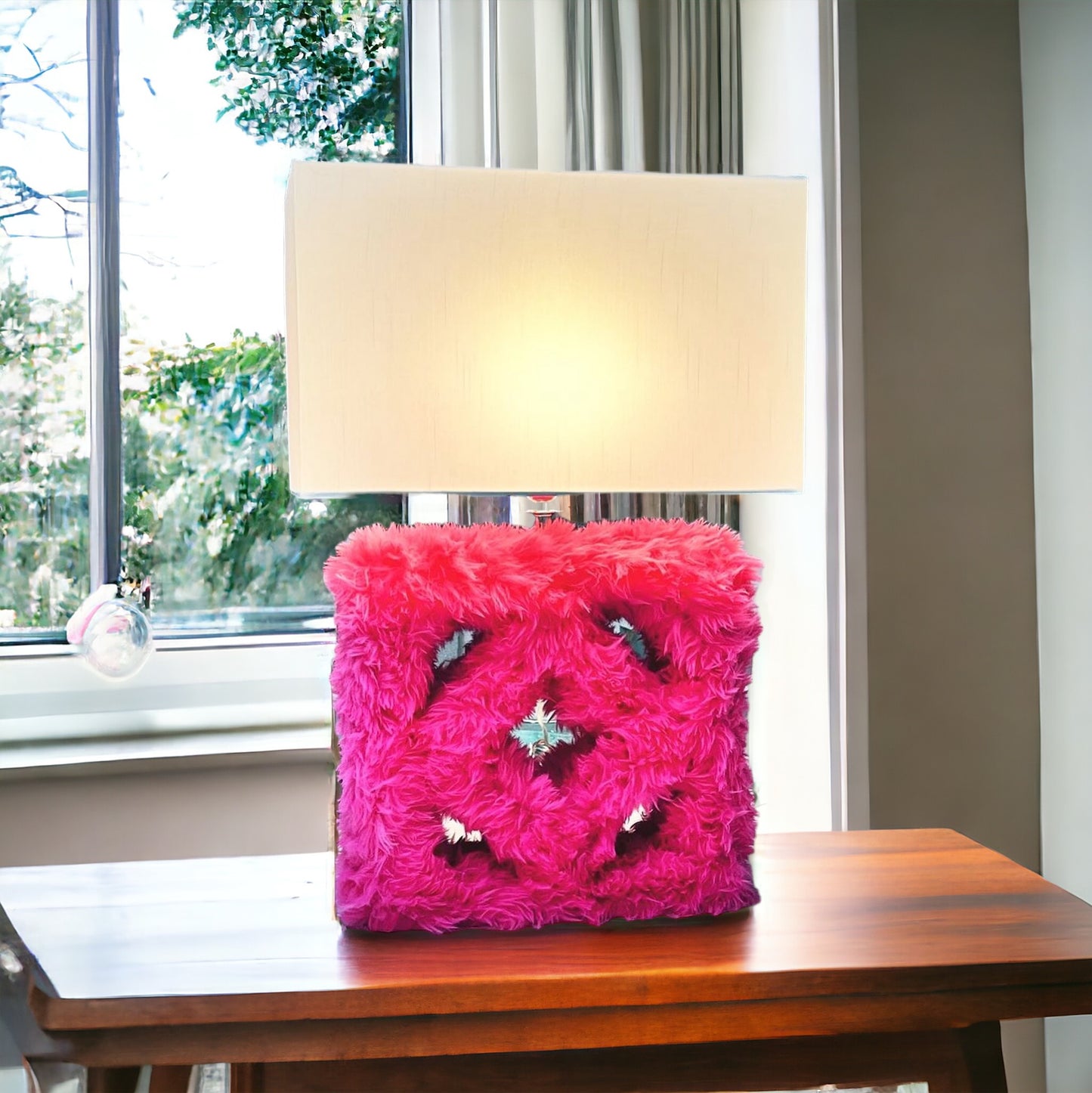 Fur lamp