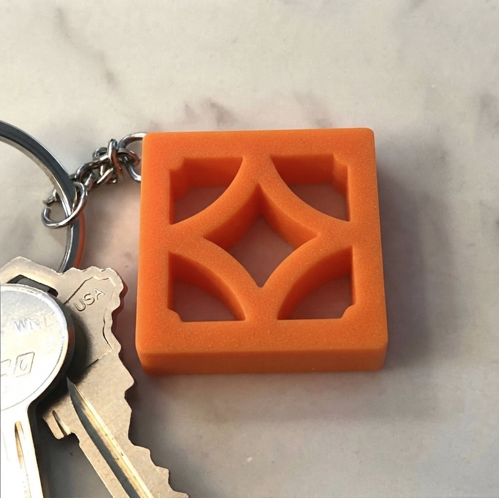 Mini Breeze-Block Keychain - "Empress"