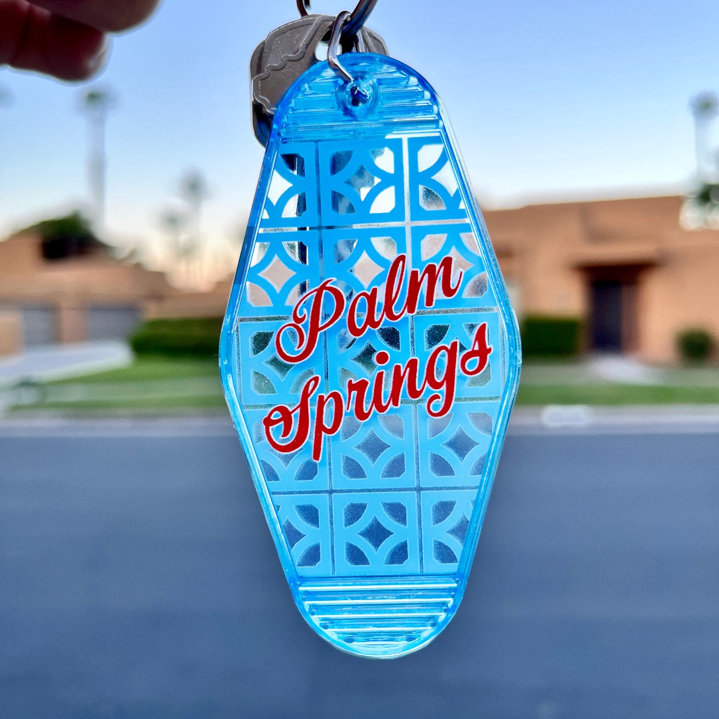 Palm Springs Motel keychain