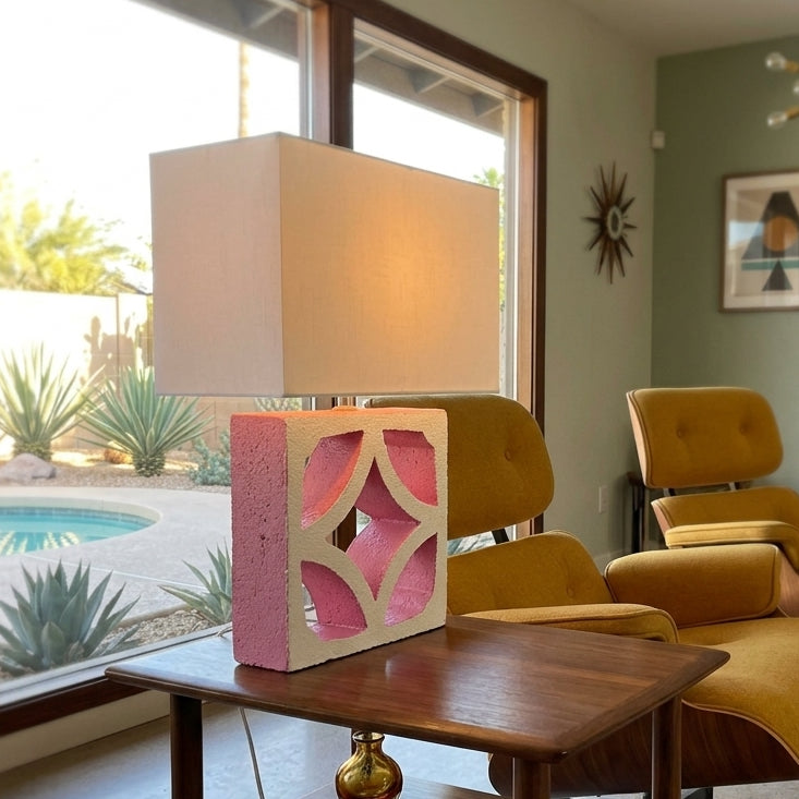 Breeze Block Table Lamps -