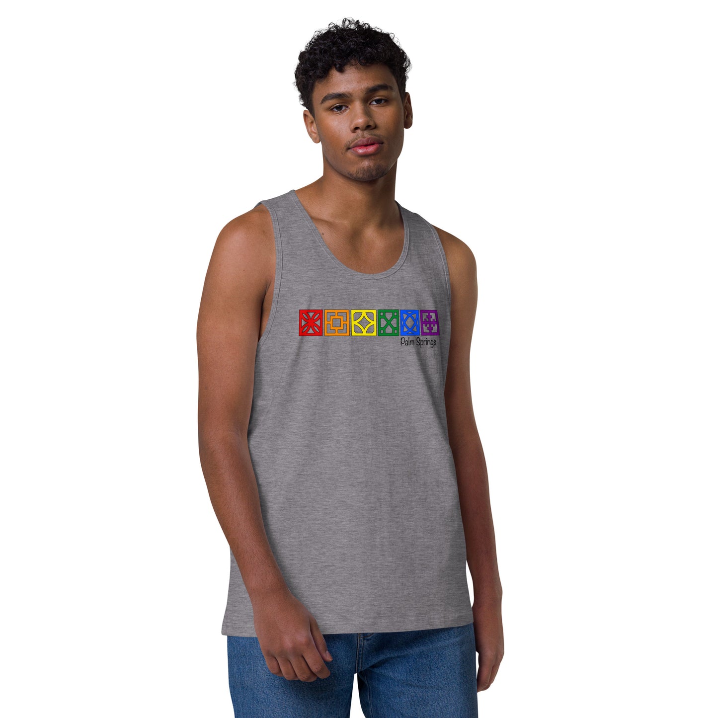 Palm Springs Pride Breeze-Block Tank