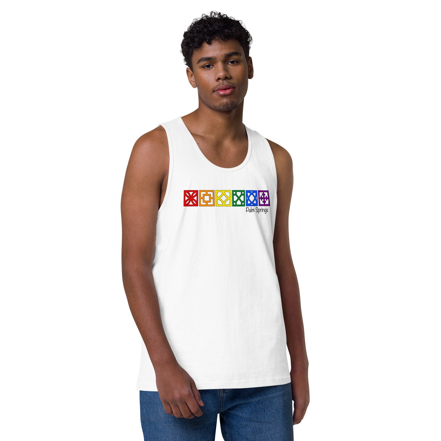 Palm Springs Pride Breeze-Block Tank