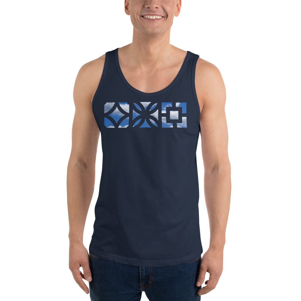 "Sky" Breeze Block Tank Top