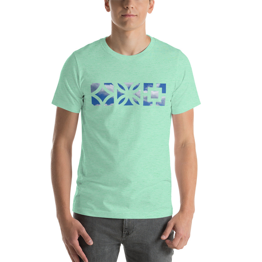 "Sky" Breeze Block t shirt - Minty's Design