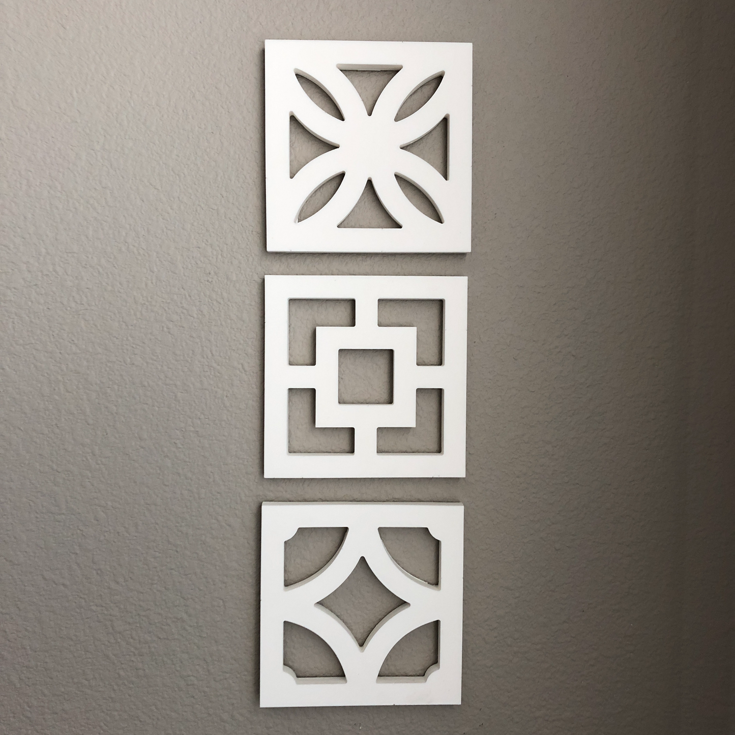 Breeze Block Wall Hangings