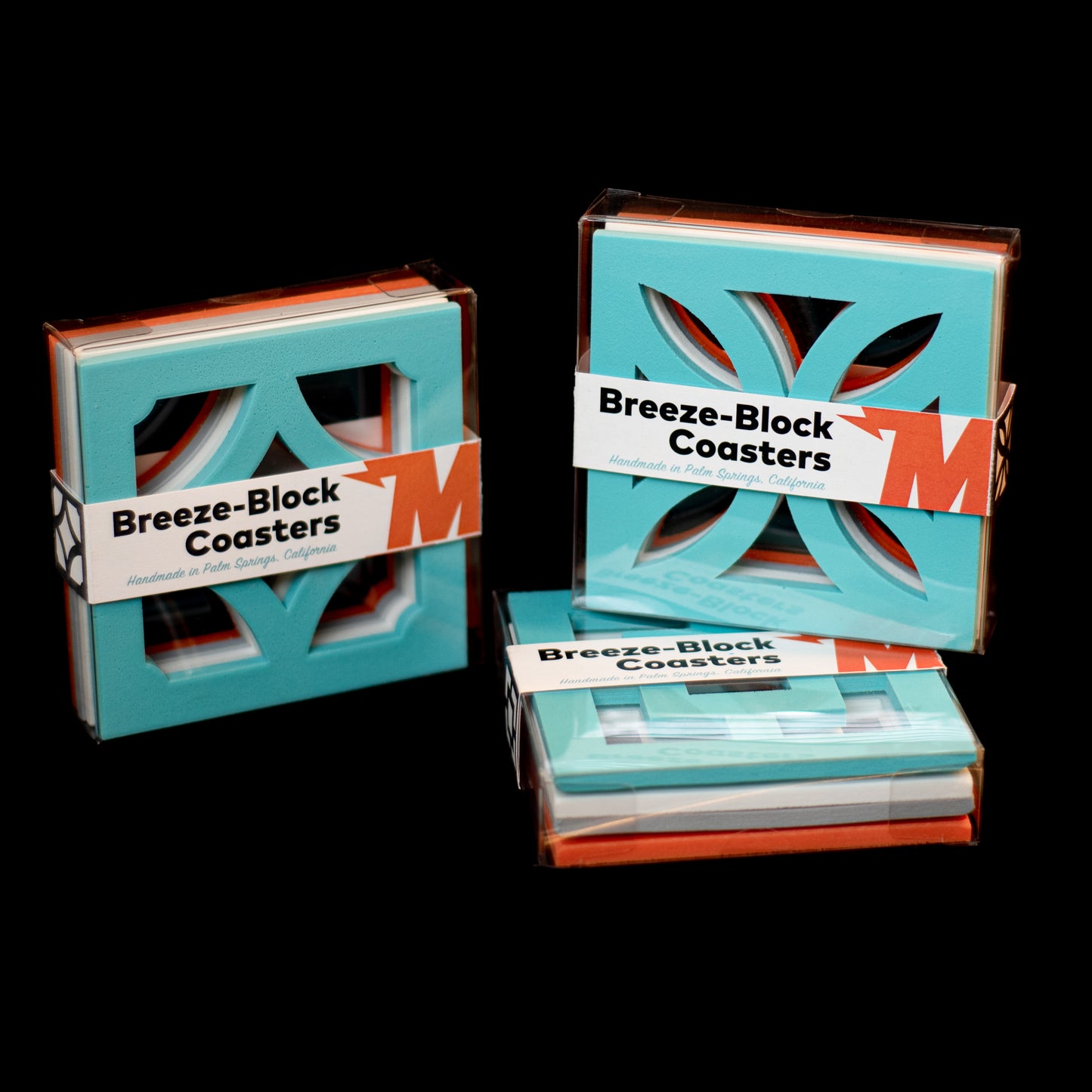 Breeze Block Coasters - Minty's Design