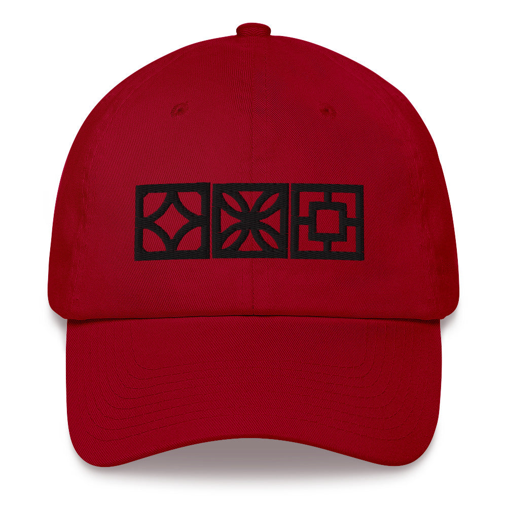 "Triple Play" Cap - Black Blocks