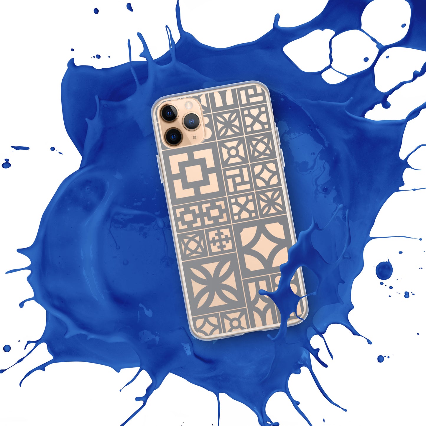 iPhone Breeze Blocks "Motif" Case - Grey