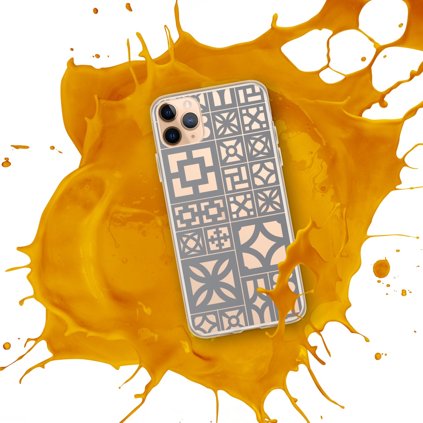 iPhone Breeze Blocks "Motif" Case - Grey