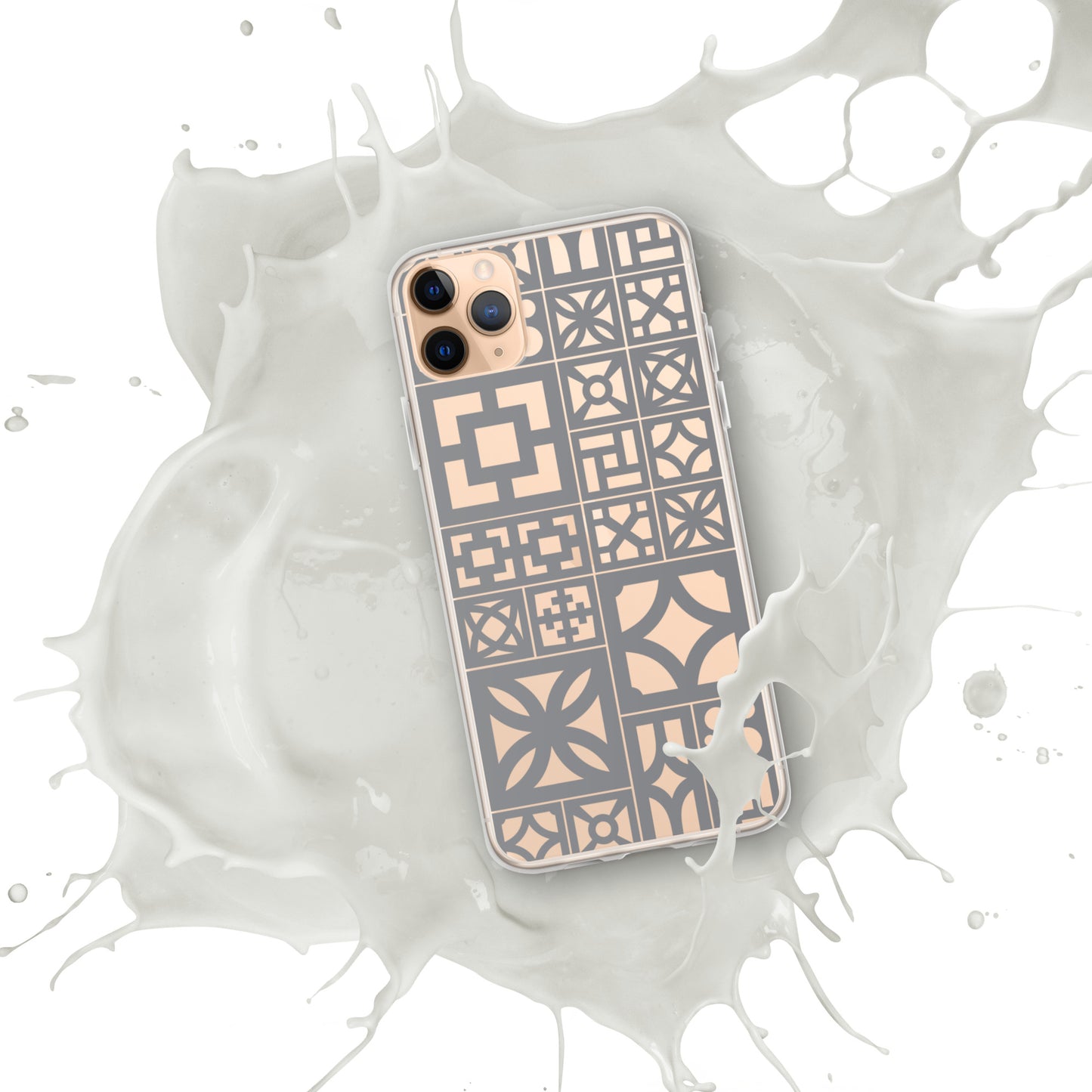 iPhone Breeze Blocks "Motif" Case - Grey
