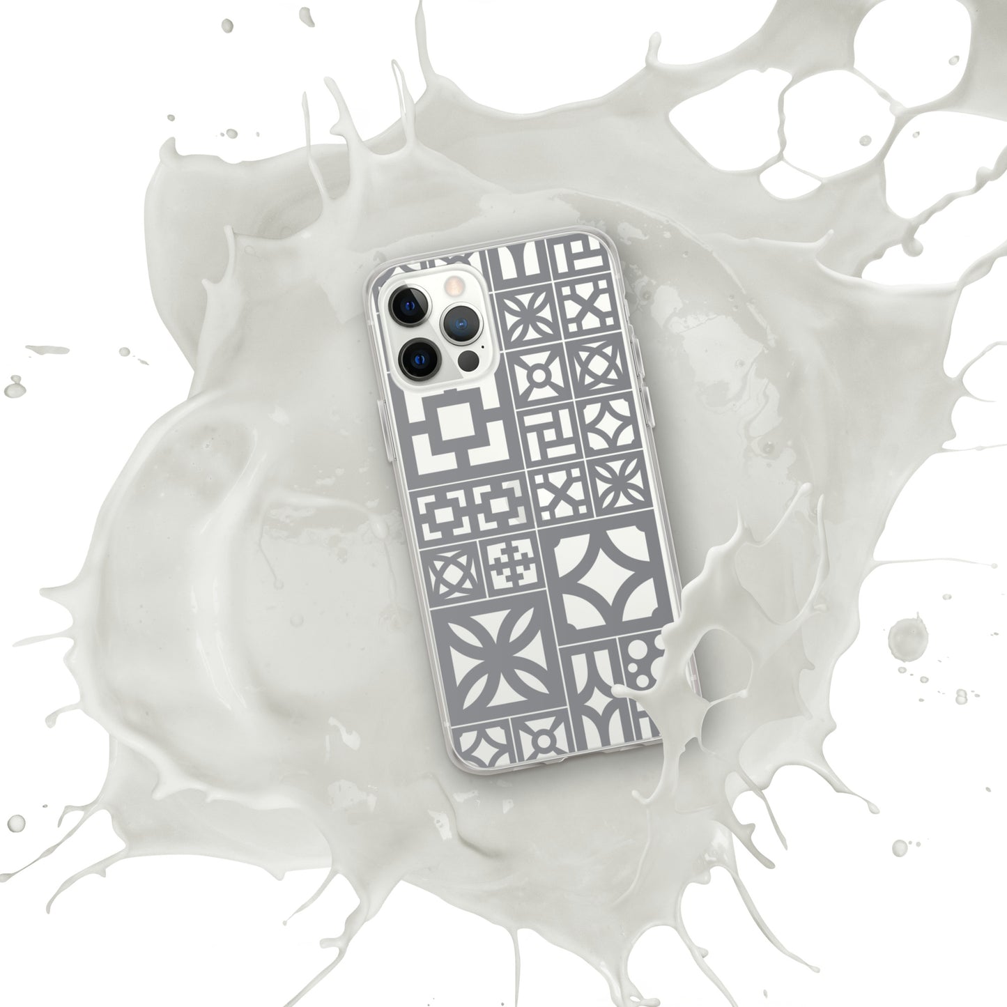 iPhone Breeze Blocks "Motif" Case - Grey