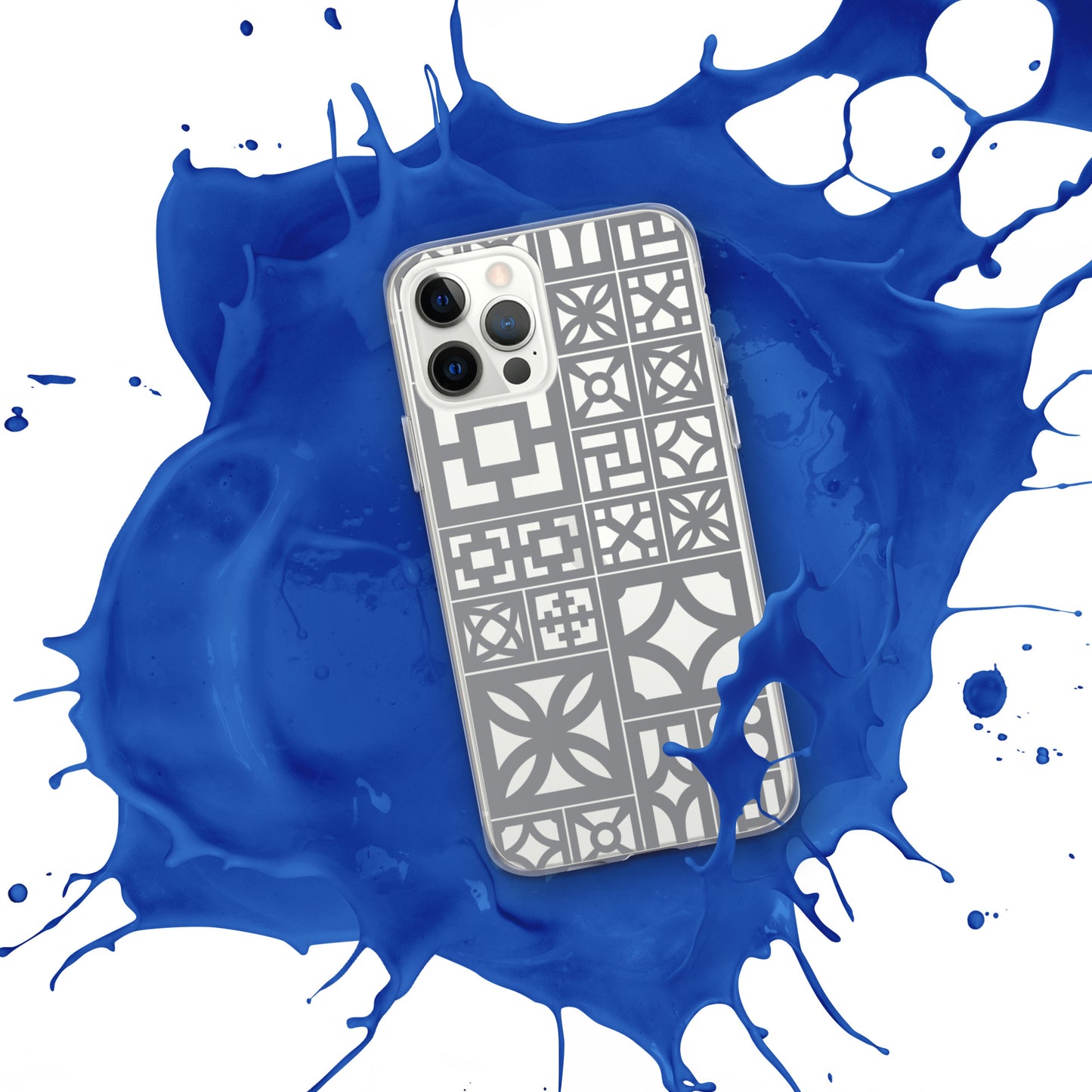 iPhone Breeze Blocks "Motif" Case - Grey