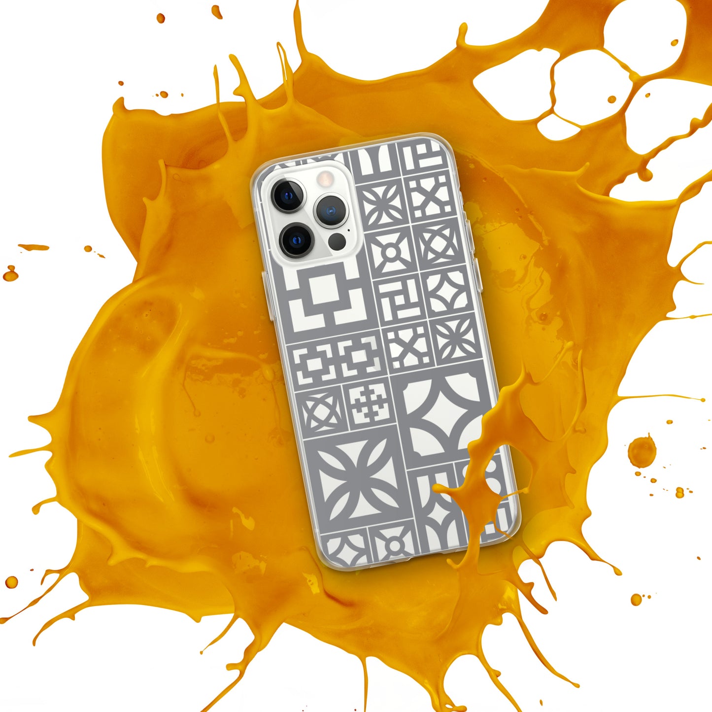 iPhone Breeze Blocks "Motif" Case - Grey