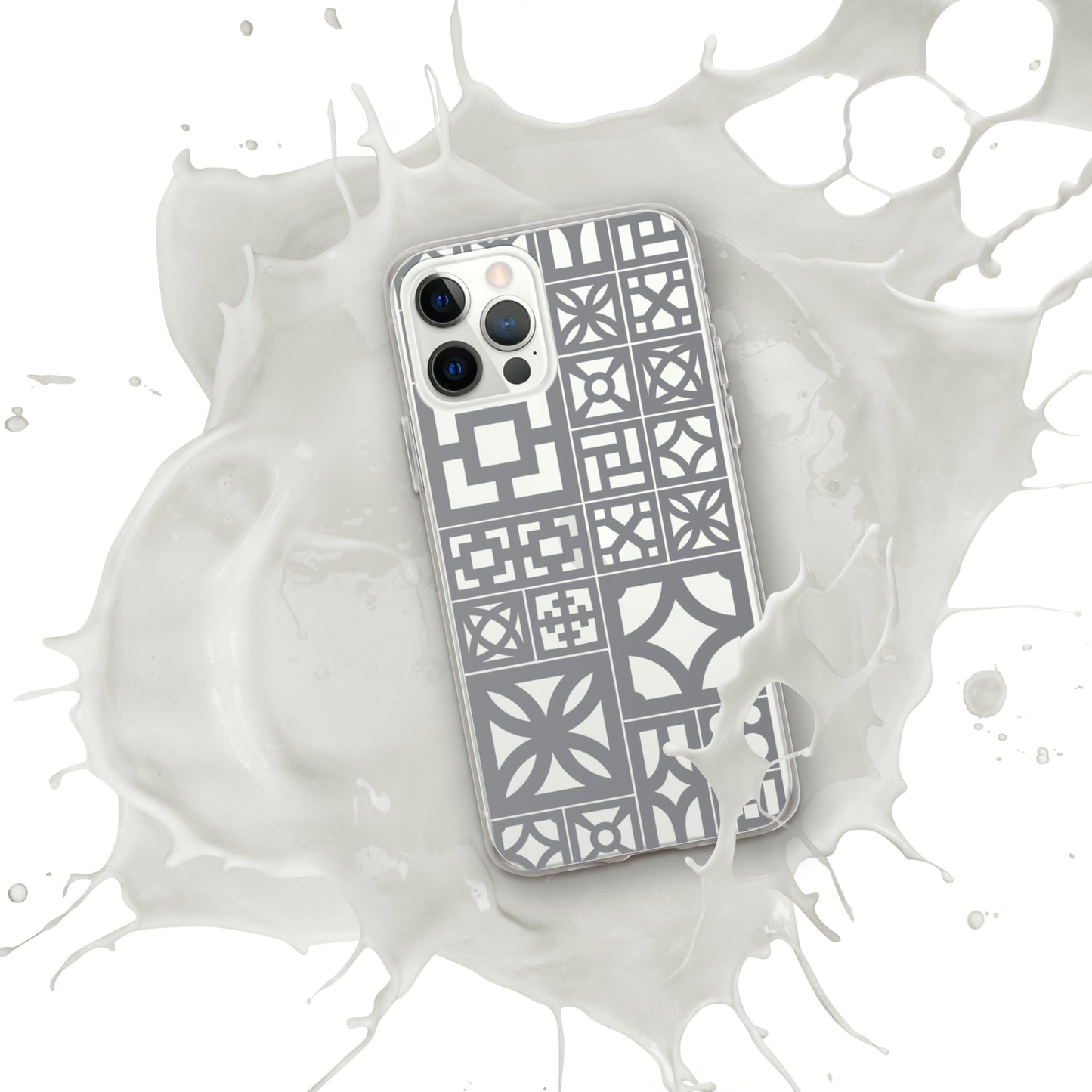 iPhone Breeze Blocks "Motif" Case - Grey