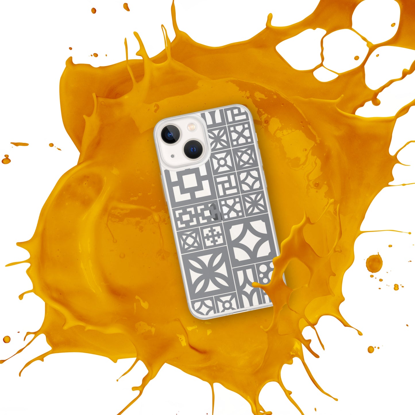 iPhone Breeze Blocks "Motif" Case - Grey