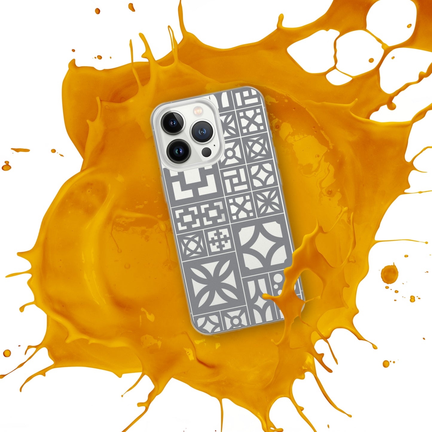 iPhone Breeze Blocks "Motif" Case - Grey