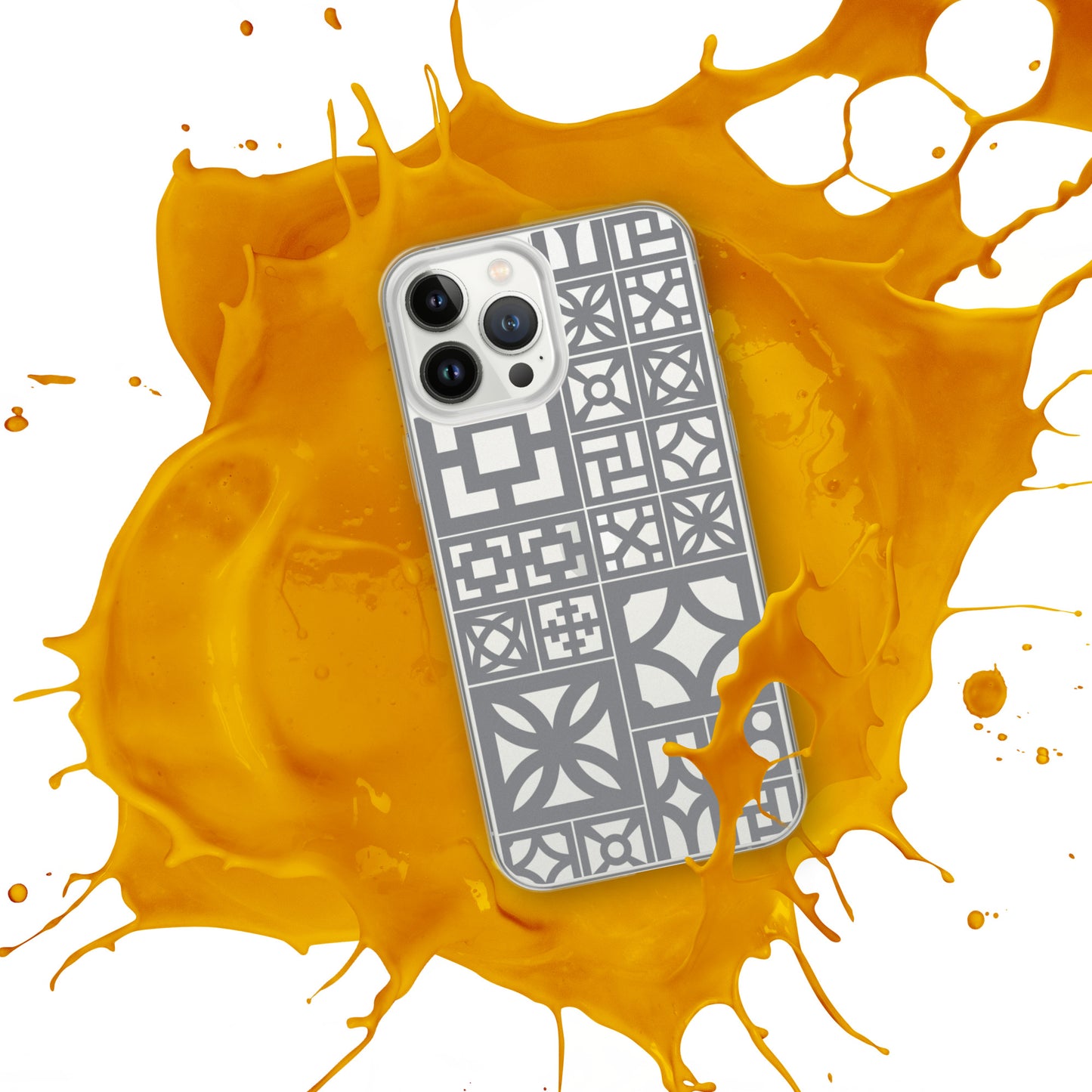iPhone Breeze Blocks "Motif" Case - Grey