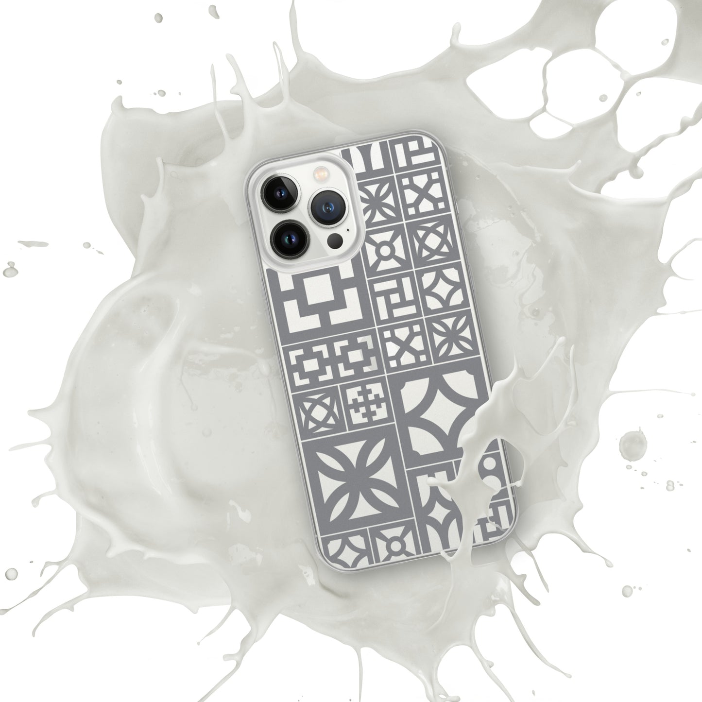 iPhone Breeze Blocks "Motif" Case - Grey
