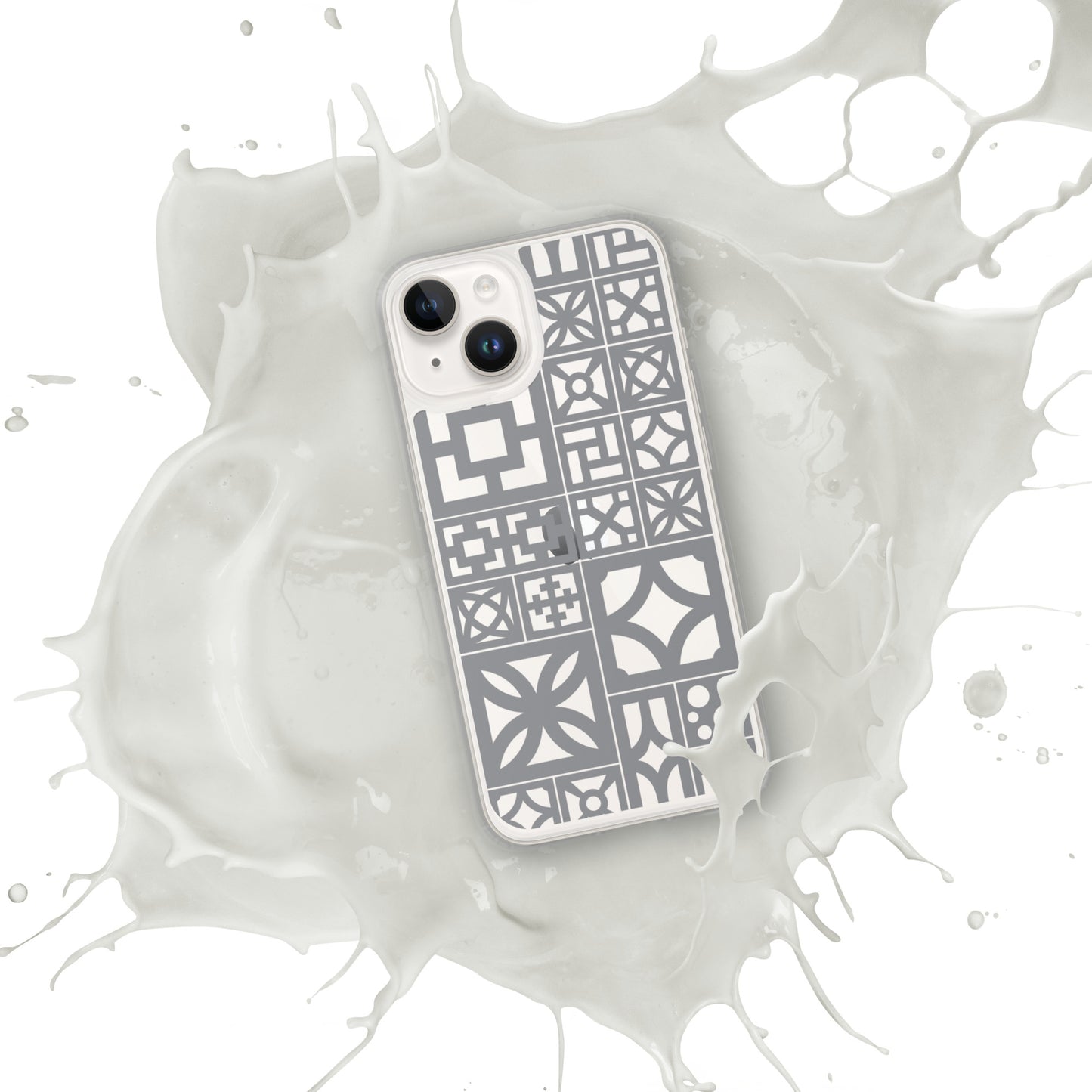 iPhone Breeze Blocks "Motif" Case - Grey