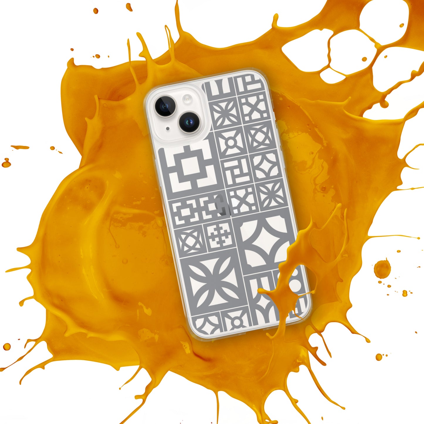 iPhone Breeze Blocks "Motif" Case - Grey