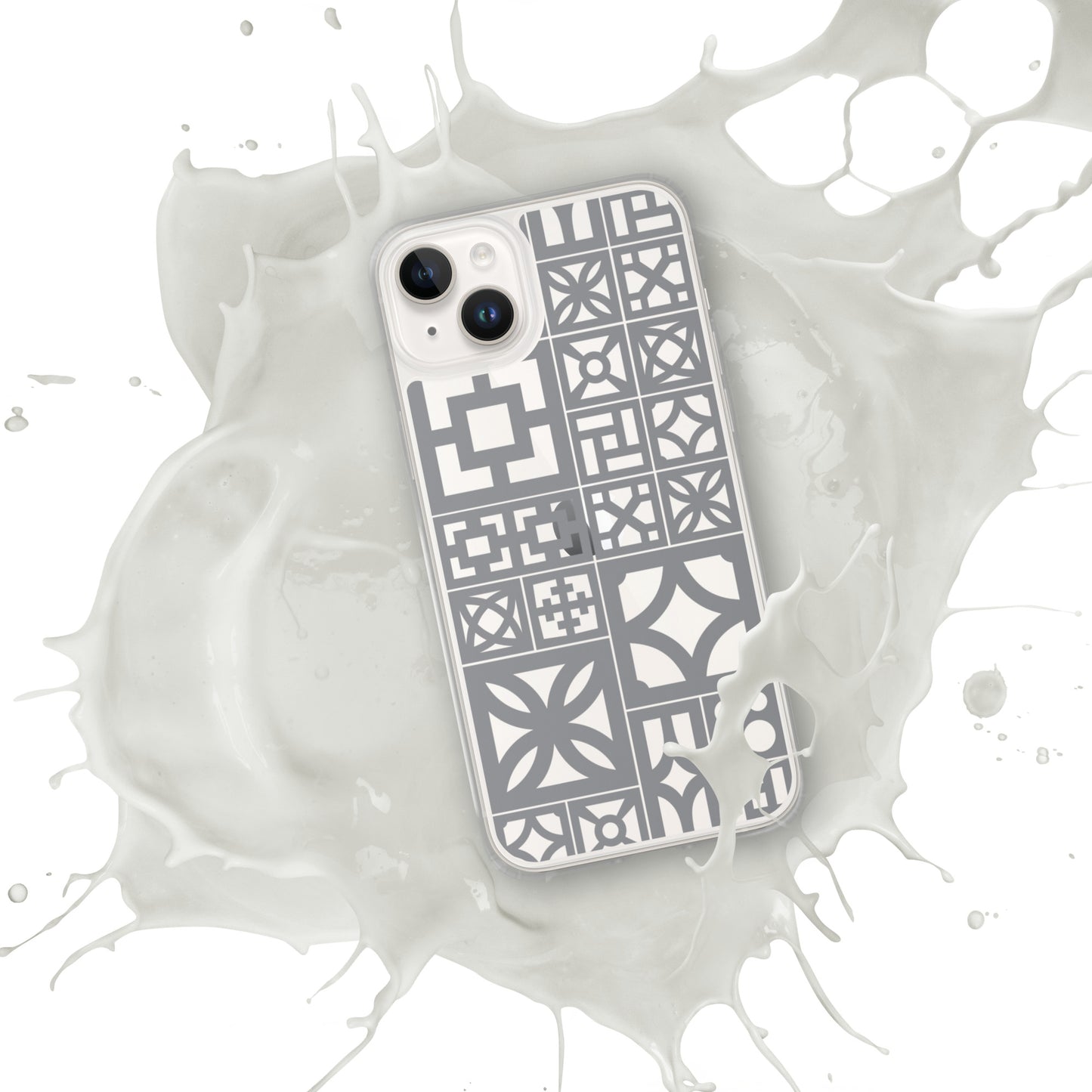 iPhone Breeze Blocks "Motif" Case - Grey