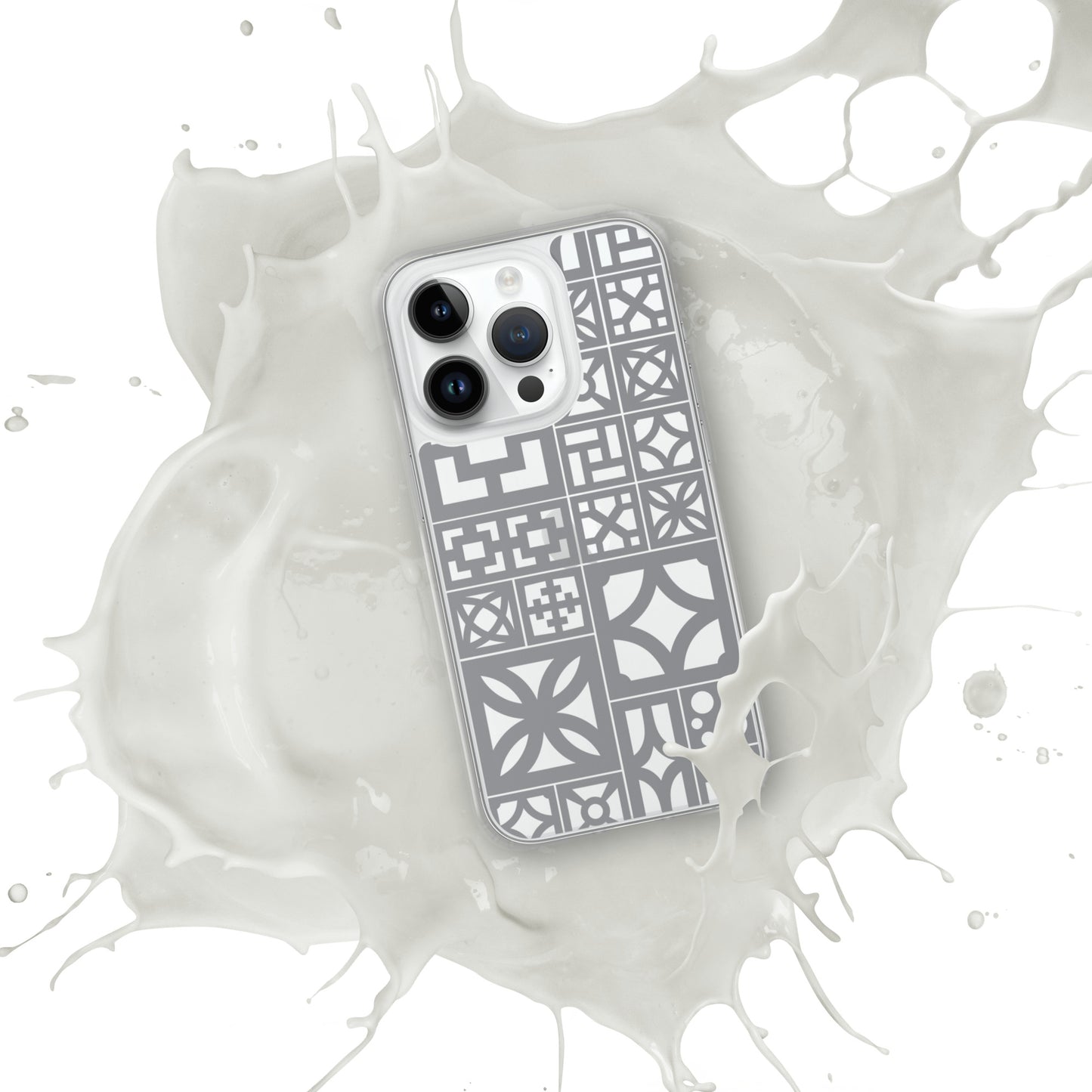 iPhone Breeze Blocks "Motif" Case - Grey