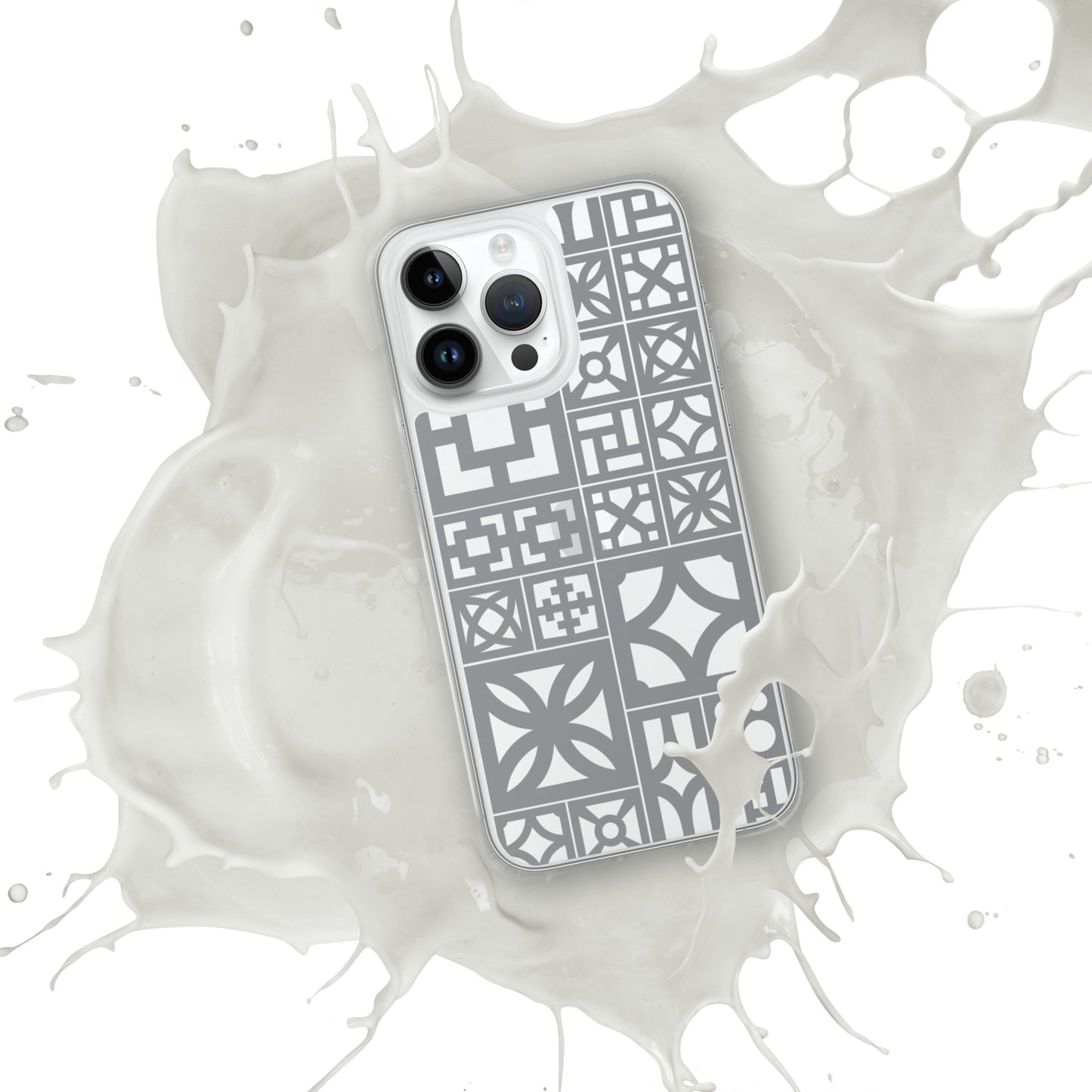 iPhone Breeze Blocks "Motif" Case - Grey