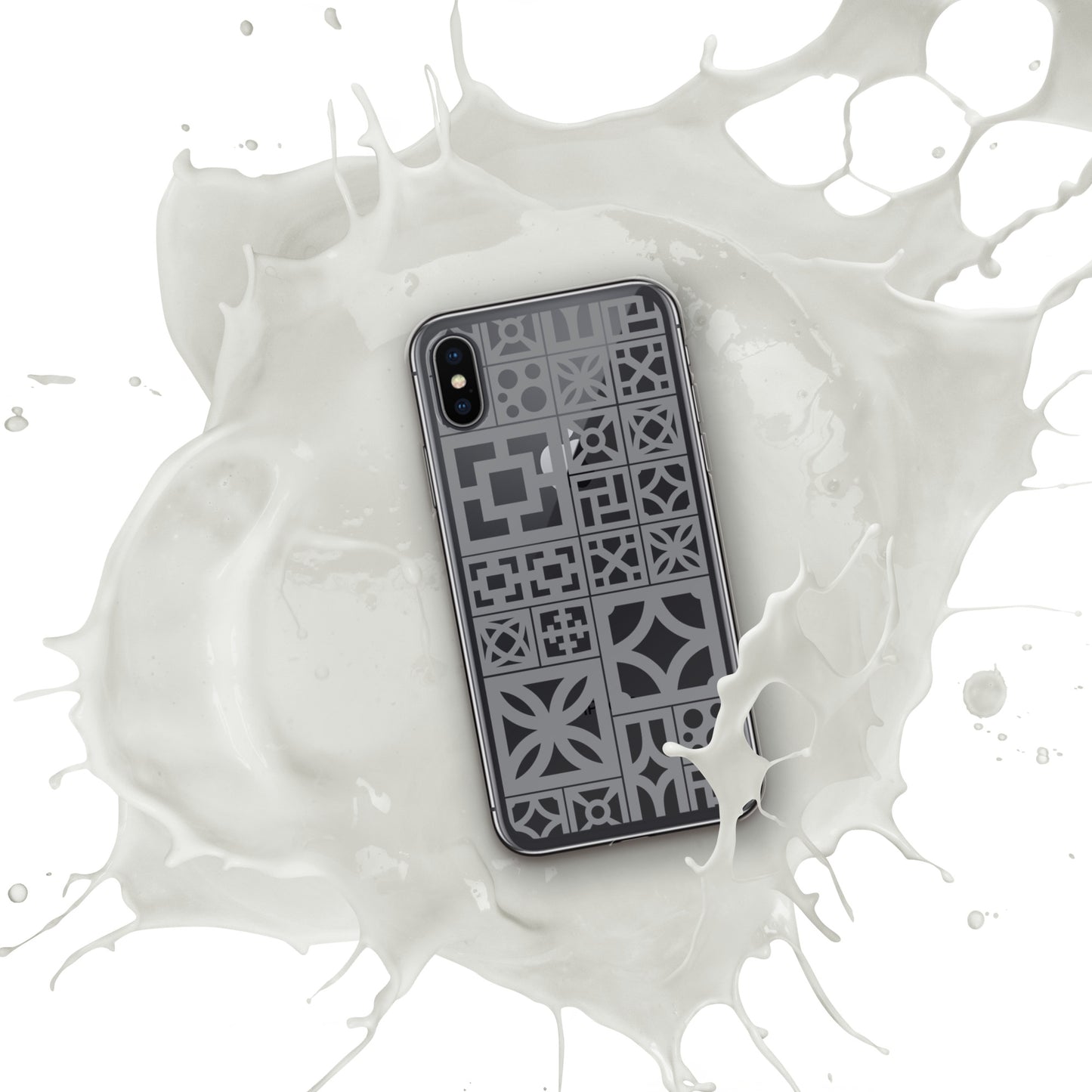 iPhone Breeze Blocks "Motif" Case - Grey