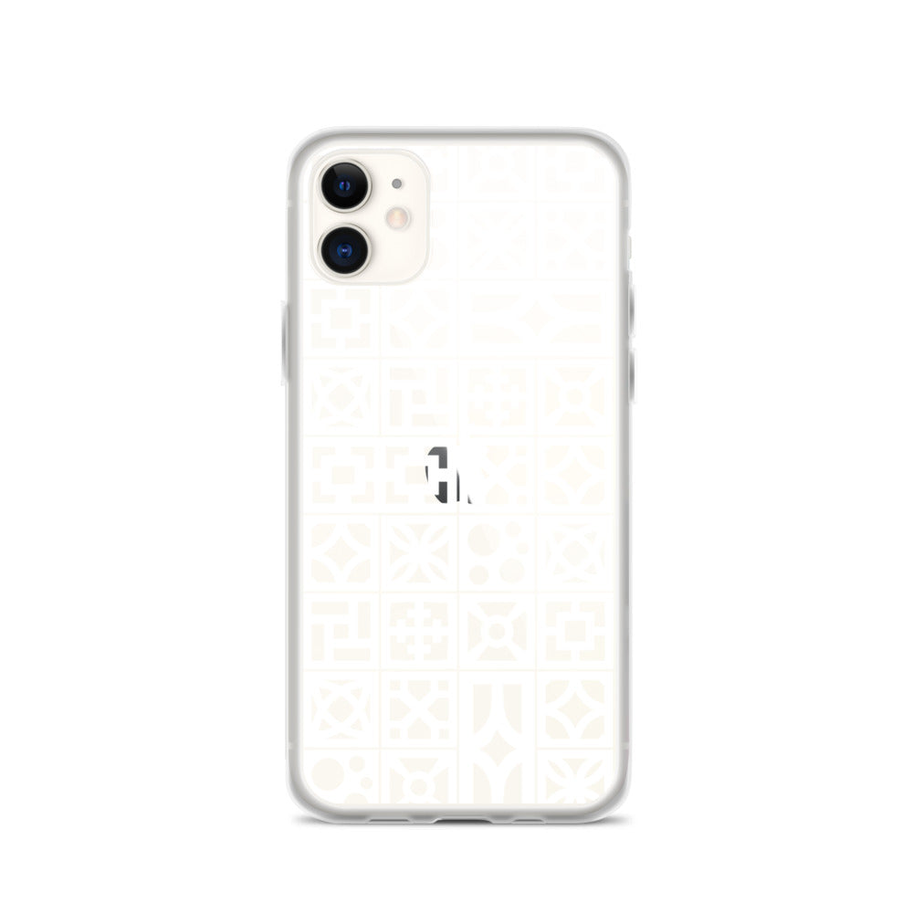 iPhone White Breeze Blocks "Pattern" Case