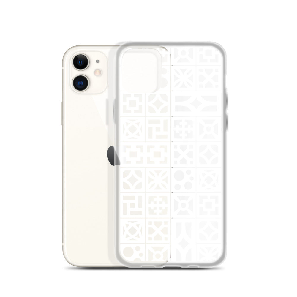 iPhone White Breeze Blocks "Pattern" Case