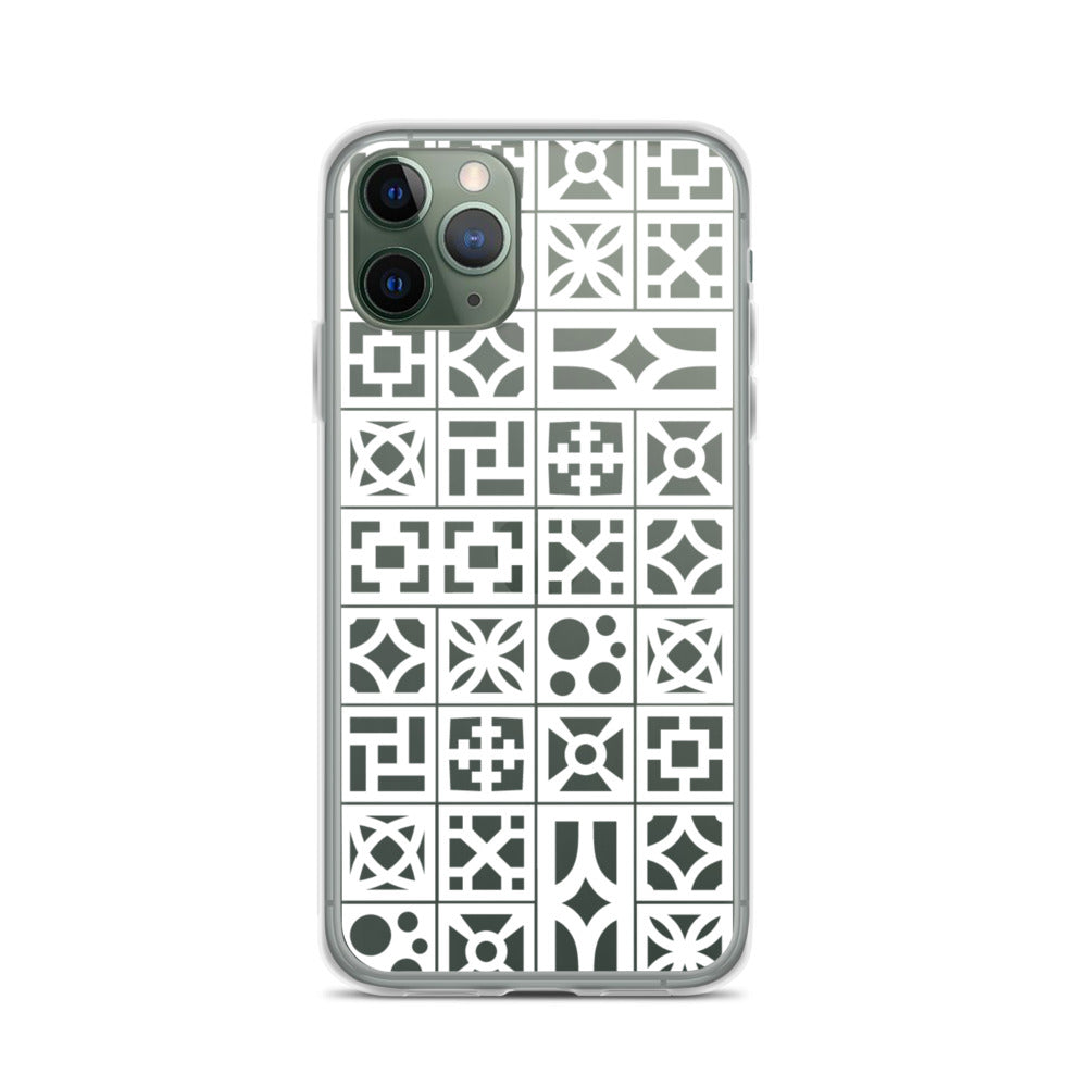 iPhone White Breeze Blocks "Pattern" Case