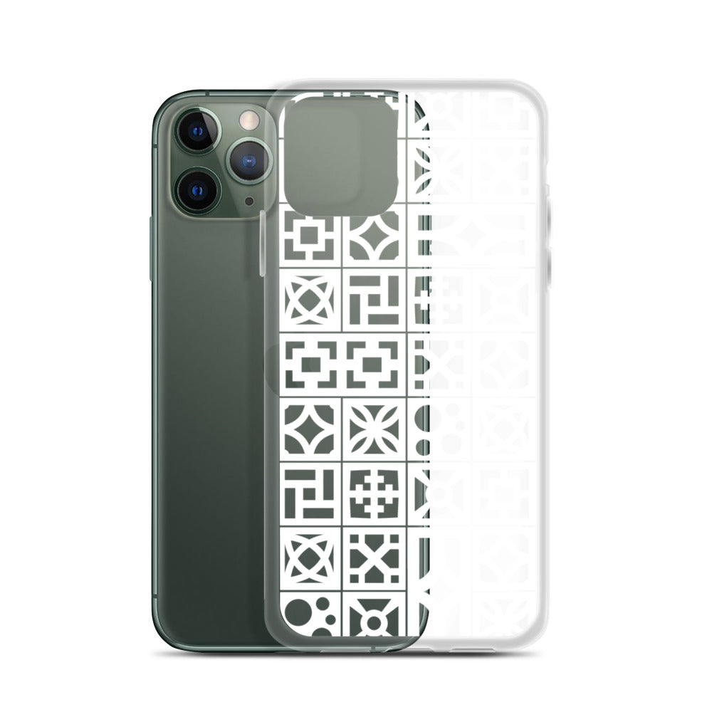 iPhone White Breeze Blocks "Pattern" Case