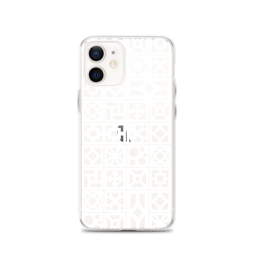 iPhone White Breeze Blocks "Pattern" Case