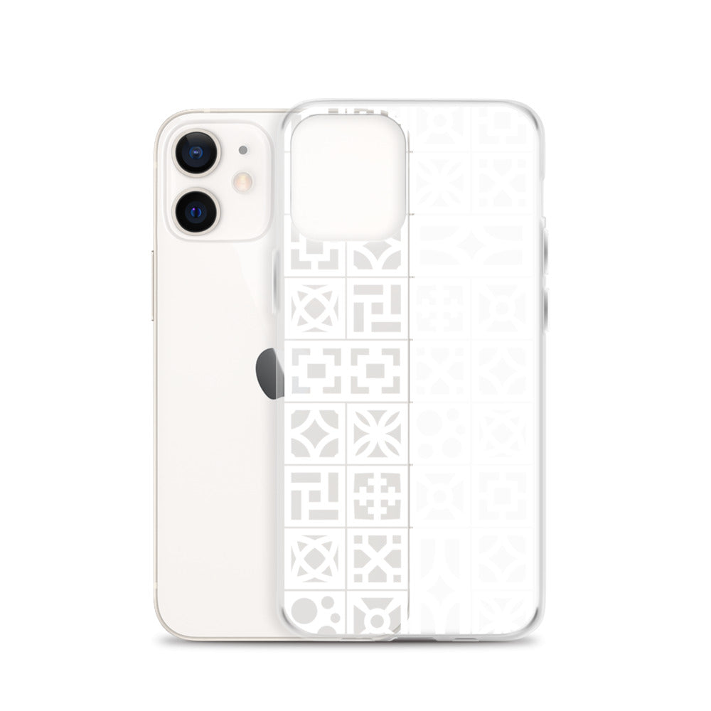 iPhone White Breeze Blocks "Pattern" Case