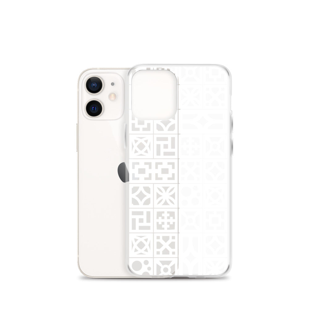iPhone White Breeze Blocks "Pattern" Case