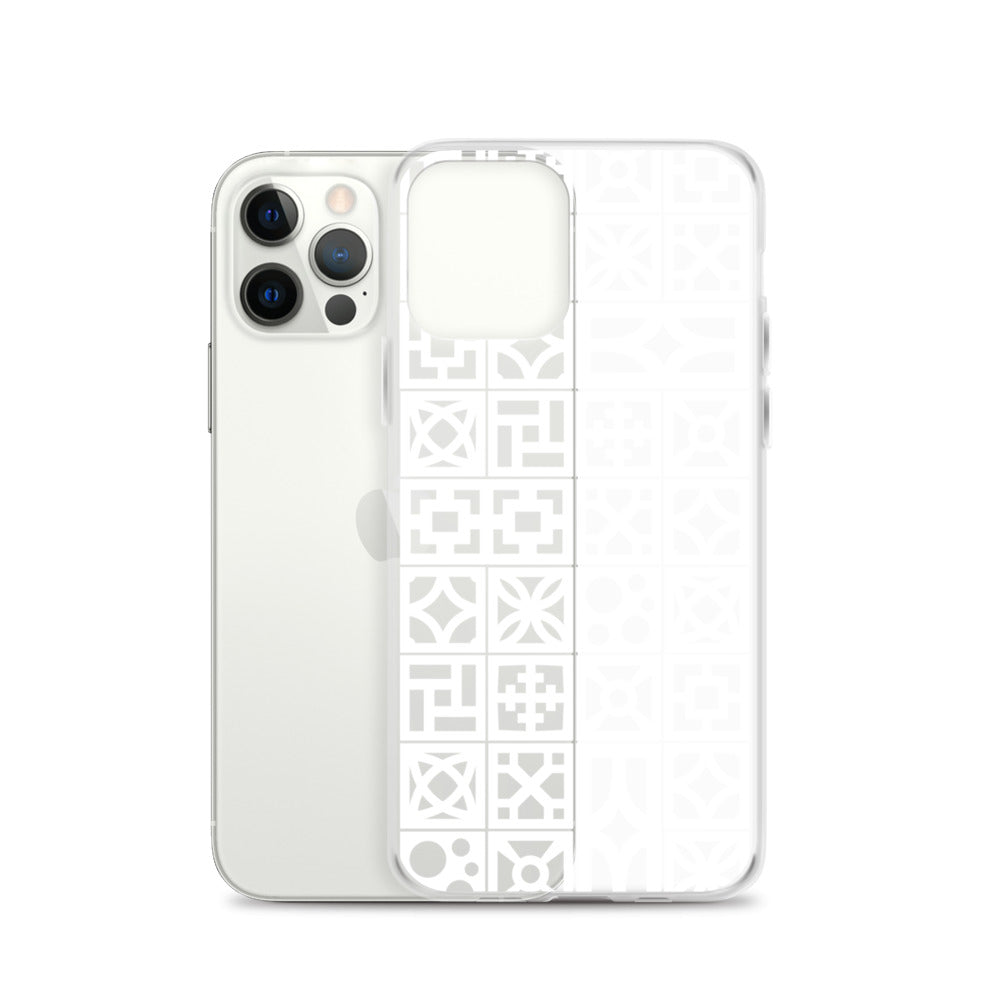 iPhone White Breeze Blocks "Pattern" Case