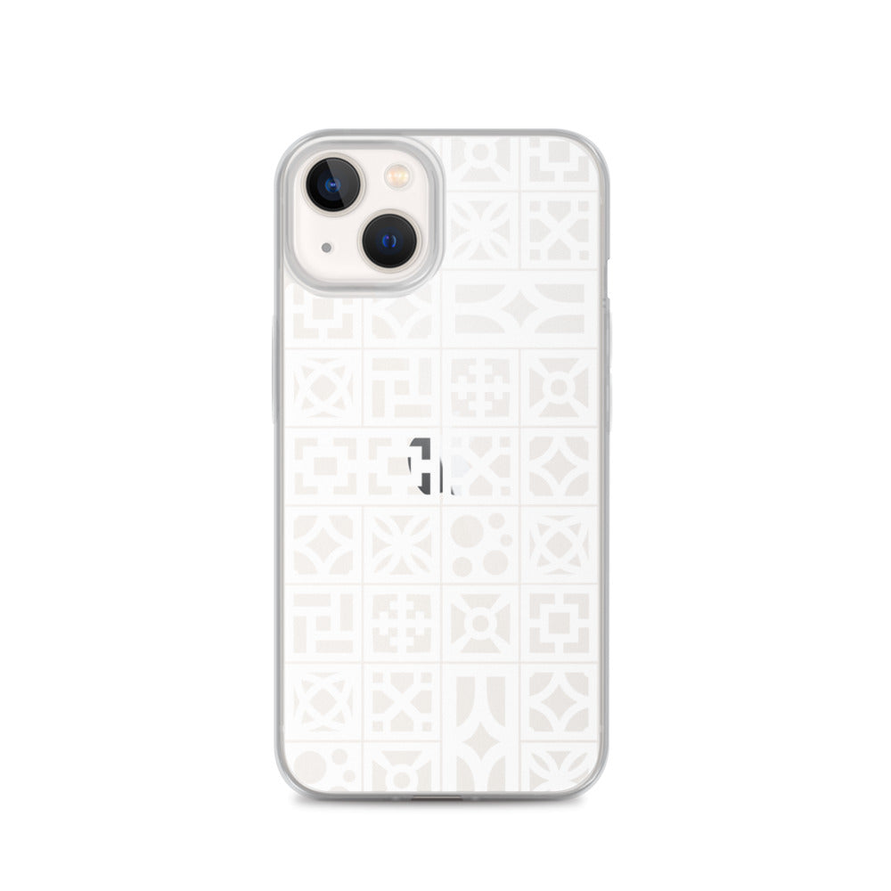 iPhone White Breeze Blocks "Pattern" Case