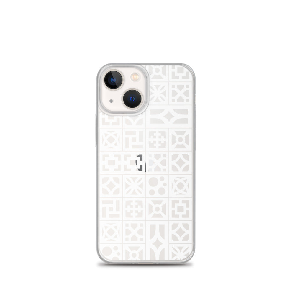 iPhone White Breeze Blocks "Pattern" Case