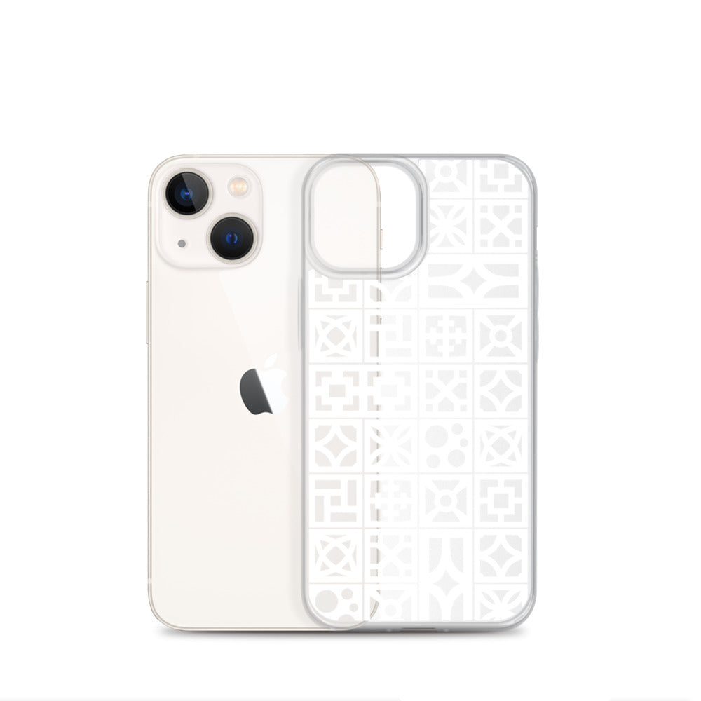iPhone White Breeze Blocks "Pattern" Case