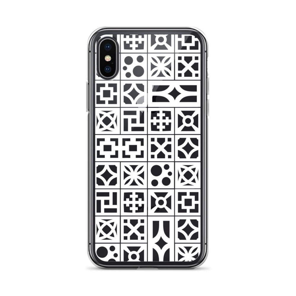 iPhone White Breeze Blocks "Pattern" Case