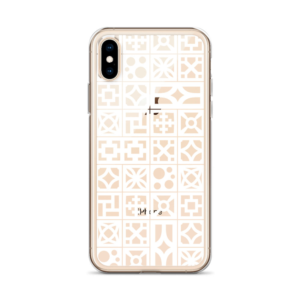 iPhone White Breeze Blocks "Pattern" Case