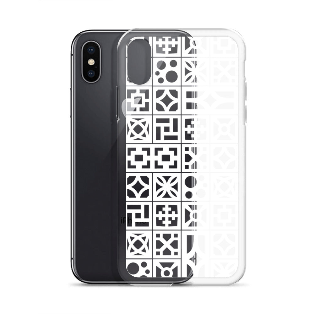 iPhone White Breeze Blocks "Pattern" Case