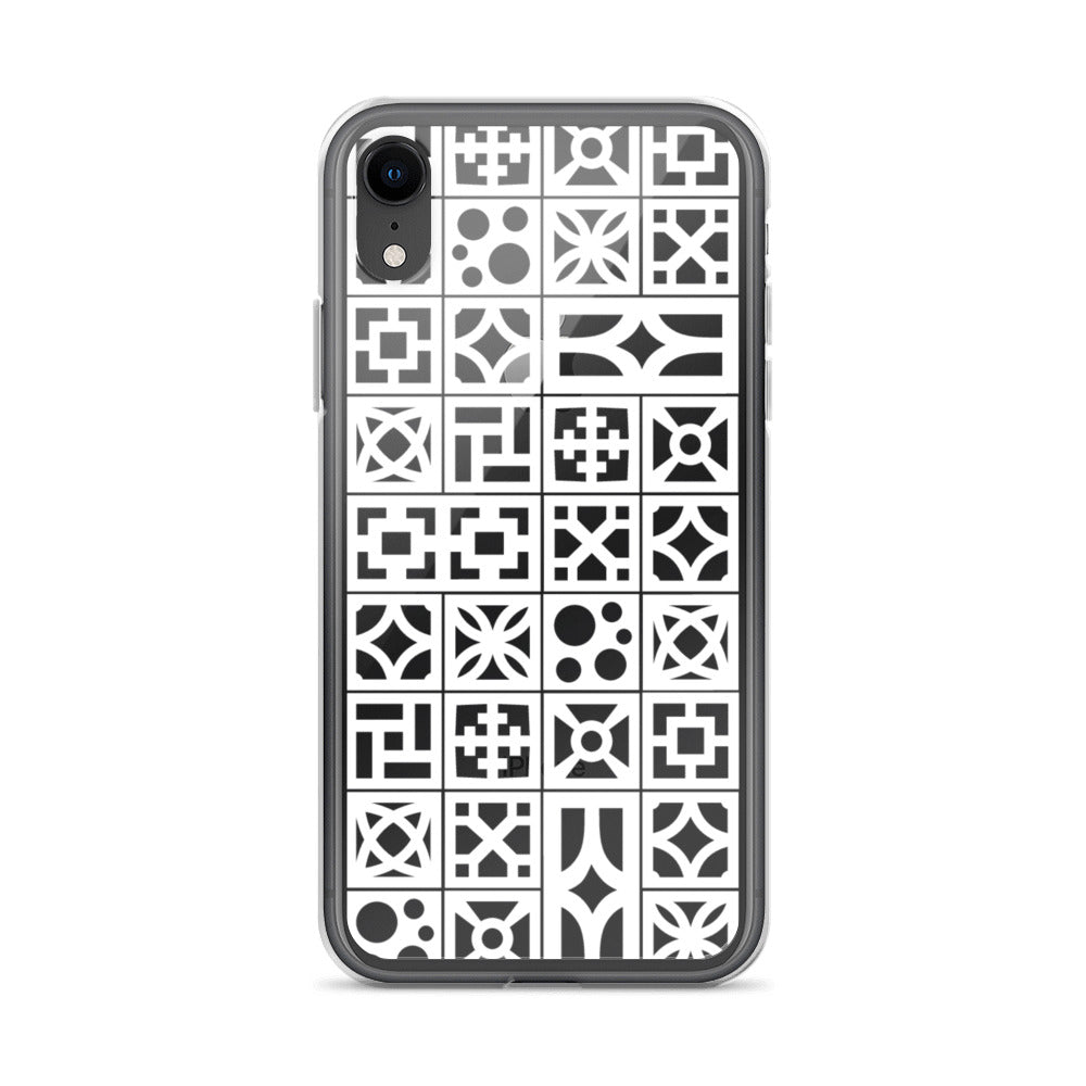 iPhone White Breeze Blocks "Pattern" Case