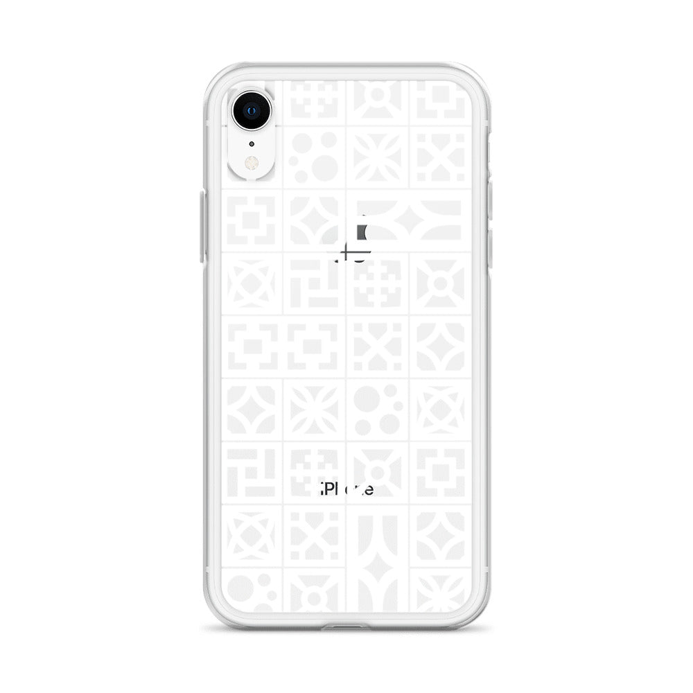 iPhone White Breeze Blocks "Pattern" Case