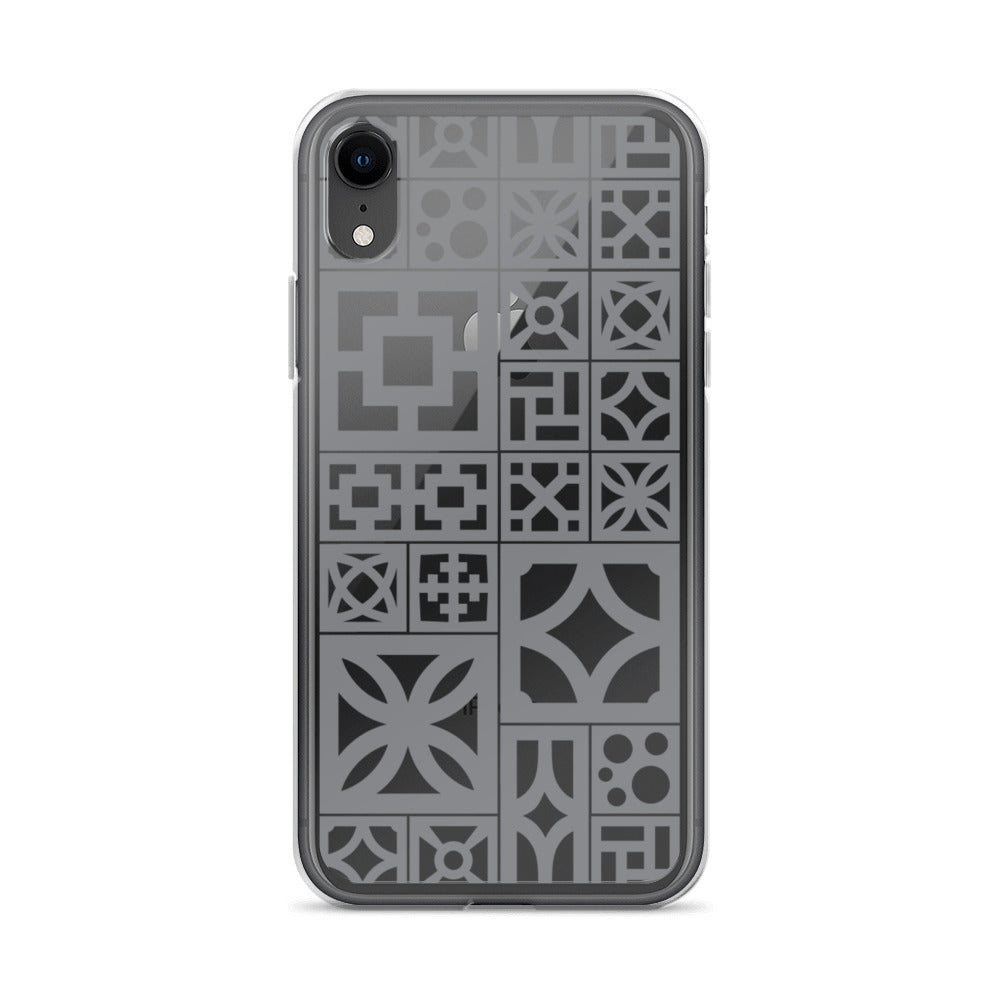iPhone Grey Breeze Blocks "Motif" Case