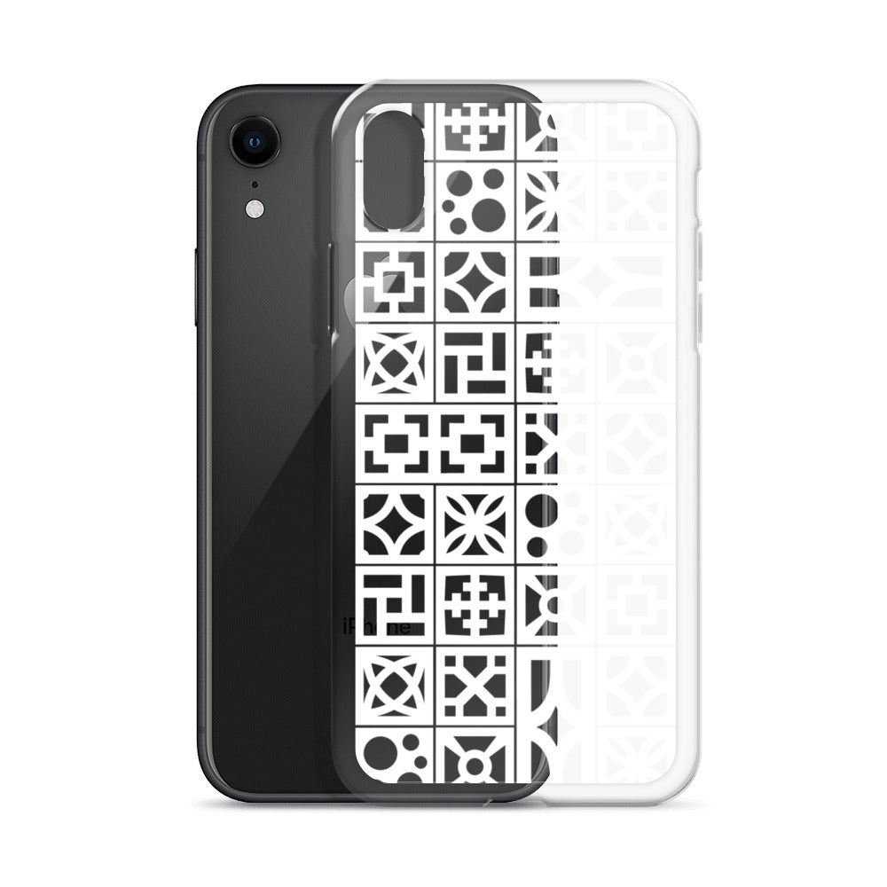 iPhone White Breeze Blocks "Pattern" Case