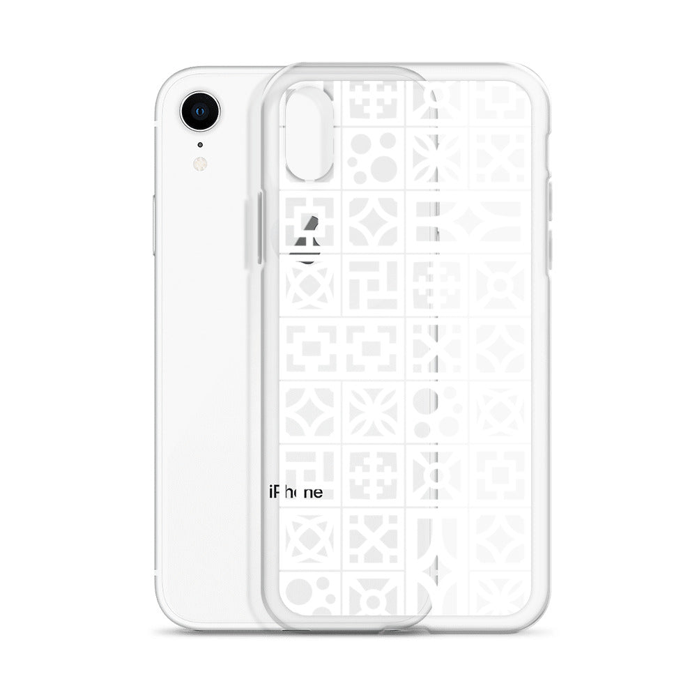 iPhone White Breeze Blocks "Pattern" Case