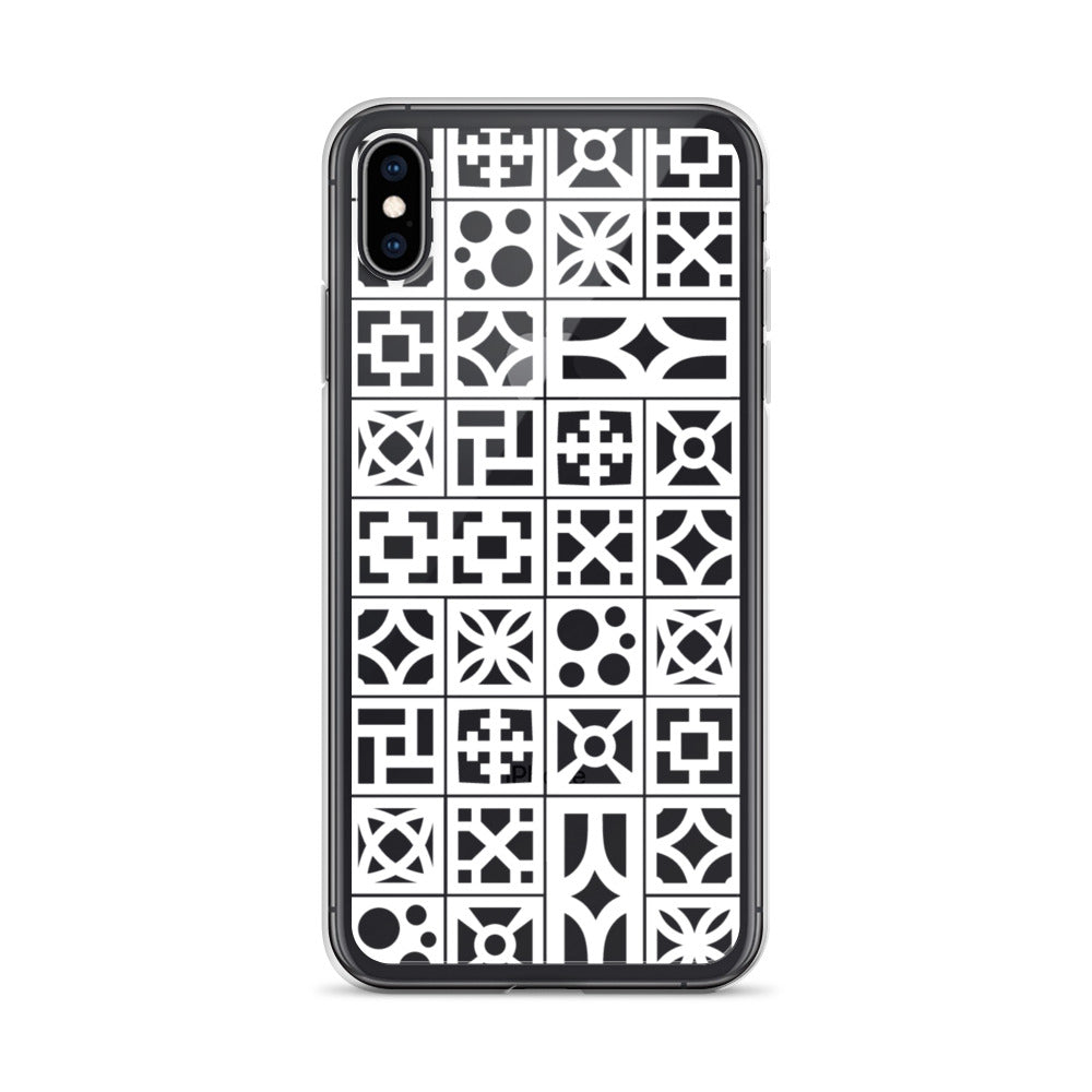 iPhone White Breeze Blocks "Pattern" Case