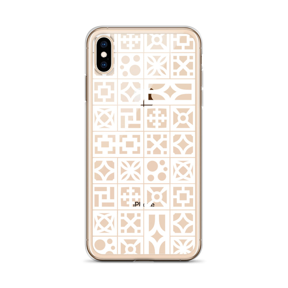 iPhone White Breeze Blocks "Pattern" Case
