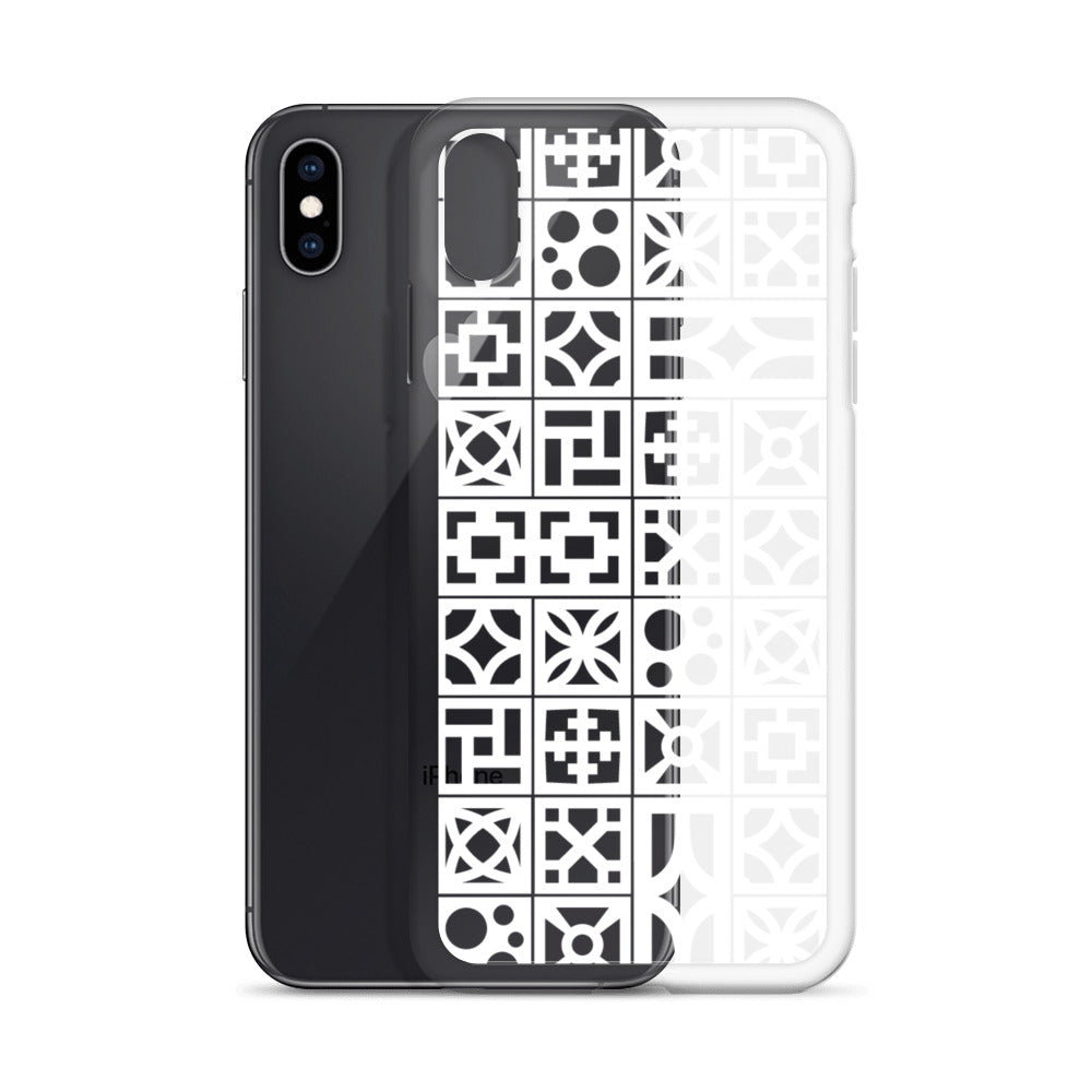 iPhone White Breeze Blocks "Pattern" Case
